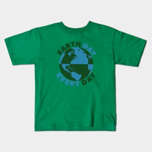 Earth Day Every Day Kids T-Shirt